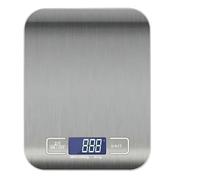 Bilancia da cucina digitale 5 kg in acciaio inossidabile, bilancia a piattaforma piccola e precisa, for alimenti caffè, for la cottura di(White 5kg 1g)