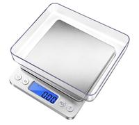 Bilancia da cucina digitale 500/1 kg/2 kg/3 kg Piccola bilancia for gioielli for alimenti for pesi in grammi e once for(0.1g 1kg)