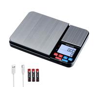 Bilancia da Cucina Digitale a Doppia Piattaforma 10kg/1g e 500g/0.01g Bilancia