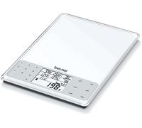 BILANCIA DA CUCINA DIGITALE BEURER DS 61 - Capacità fino a 5 kg, Precisione 1 g, Display LCD, Vetro, Funzione tara