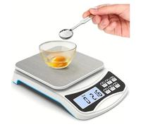 Bilancia da Cucina Digitale, Bilancia da cucina digitale elettrica multifunzione con display LCD, bilancia di misurazione precisa e impermeabile(5kg/0.1g)
