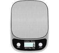 Bilancia da cucina digitale, bilancia elettronica, 0 kg/1 g LCD bilancia da cucina elettronica bilancia per la casa bilancia da cucina strumento di misurazione digitale in acciaio inossidabile
