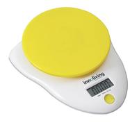 Bilancia da Cucina Digitale con Piatto Giallo Max 5 kg Innoliving