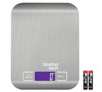 Bilancia da cucina digitale HK 105 Bilancia ad alta precisione in acciaio inossidabile, impermeabile. Capacità 5 kg. Schermo LCD.Batterie incluse. Funzione tara. Libro di ricette scaricabile