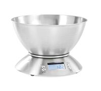 Bilancia da cucina digitale in acciaio inossidabile 5 kg div. 1g eva