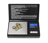 Bilancia da Cucina Digitale, Mini bilancia digitale tascabile ad alta precisione, bilancia elettronica for gioielli, oro, alimenti in grammi(1kg-0.1g)