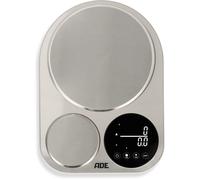 ADE Bilancia da cucina digitale con 2 piattaforme 5kg/1g & 500g/0,1g | bilancia a precisione accurata fino a 0,1 g | bilancia fine per la cucina | capacità 5 kg