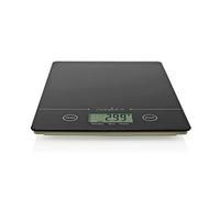 Bilancia da cucina - Digitale - Plastica/Vetro - Batteria CR 2032 - Nero