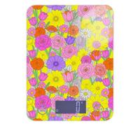Bilancia da cucina digitale portatile per alimenti, 5 kg/5,10 g, colore: rosa allegro