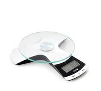 Bilancia da Cucina Digitale Professionale Vetro Temprato 5 kg 1 g Eva Touch Tara