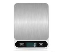 Bilancia da cucina digitale USB 10Kg/1g for alimenti e caffè elettronica intelligente di precisione for in grammi(Battery White,10Kg)