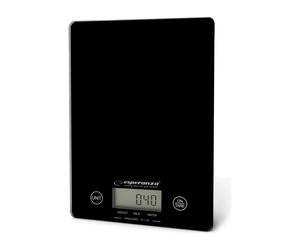 Bilancia da cucina elettronica Esperanza EKS002K nera da tavolo rettangolare