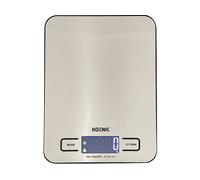 Bilancia da cucina elettronica KOENIC KKS 10121 M, in acciaio inossidabile con display, pesa fino a 10kg