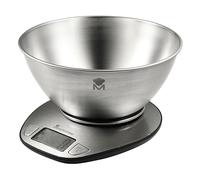 MasterPRO Foodies - Equilibrio della cucina elettronica di 21.5x21.5x13cm - Fatto in acciaio inossidabile - bilanciamento della cucina con schermo LCD - capacità fino a 5 kg - molto facile da usare