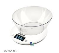 G3 Ferrari G20153 Bilancia da Cucina "Winny", 2 Litri, 1 g / 5 kg, Bianco