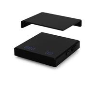 Bilancia da cucina for caffè, bilancia digitale con timer, elettronica ricaricabile, accessorio for espresso di precisione, strumento barista(Black)