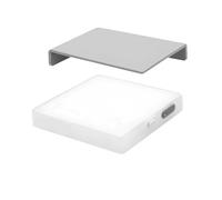 Bilancia da cucina for caffè, bilancia digitale con timer, elettronica ricaricabile, accessorio for espresso di precisione, strumento barista(White)