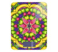 Bilancia da cucina impermeabile per frutta, mandala, per alimenti, 5 kg, 5 g, con 4 unità per preparare i pasti, peso digitale para comida