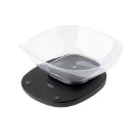 Bilancia da cucina Jata HBAL1709 5 kg 1 g LED ciotola rimovibile nera