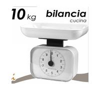 BILANCIA DA CUCINA MECCANICA ANALOGICA RETTANGOLARE 10 KG COLORI ASSORTITI