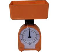 Bilancia Da Cucina Meccanica Dietetica Suddivisione Da 10g Portata Max 1kg Disponibile In 4 Colori (Arancione)