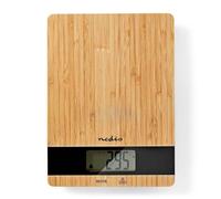 Nedis KASC600WD bilancia da cucina Legno Superficie piana Rettangolo Bilancia da cucina elettronica
