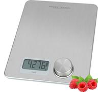 ProfiCook® Bilancia da cucina senza batterie | Bilancia da cucina digitale con energia cinetica | Bilancia con campo di misurazione di 1 g - 5 kg e grande display | con funzione Tara e diverse unità