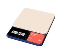 Bilancia da cucina ricaricabile USB-C 5kg per design sottile USB-C | Piattaforma in acciaio inox, igienico per la superficie, resistente alla ruggine, si adatta alle ciotole, facile da pulire