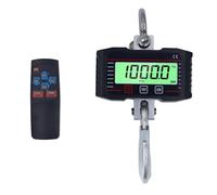 Bilancia da gru digitale 2000 KG 4400 LBS Bilancia sospesa industriale con display LCD retroilluminato a 5 cifre, telecomando e involucro in lega di alluminio per acciaierie e