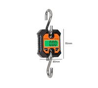 Bilancia da gru digitale, Bilancia industriale digitale staccabile Gancio sospeso for carichi pesanti Bilancia for gru con retroilluminazione LCD alimentata a batteria for strumenti industriali(Maximu