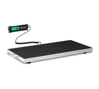 Steinberg Systems Bilancia da Pavimento Industriale, 95 x 50 cm, 300 kg | Per Animali, Tappetino Antiscivolo, LCD, 300 kg/100 g, kg/lb/oz