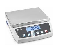 Bilancia da tavolo con grande piano di carico [Kern FKB 8K0.1A] precisione fino a 0,1 g, campo di carico max. 8 kg.