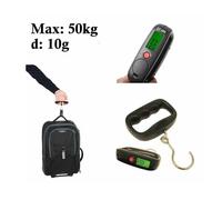 BILANCIA DA VIAGGIO 10G-50KG PESA VALIGIA VALIGIE BAGAGLI DIGITALE PORTATILE