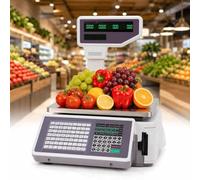 Bilancia Di Azzeramento Della Tara, Bilancia Elettronica For Il Calcolo | Etichette Con Codici A Barre 40x30 Mm E 60x40 Mm, Resistenti Agli Schizzi