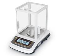 Bilancia di Precisione 0.001g, Bilancia di Analisi Elettronica Dotata di Protezione Antivento Ideale per l'industria, la Cucina, Gli Alimenti, la Pesatura e il Conteggio di Gioielli, 500 g x 0,001 g