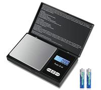 Bilancia di Precisione 500g/0.01g Portatile Bilance per Gioielli(7 Unità),Bilancia Digitale con Display LCD Retroilluminato【Funzione Tara】,per Cucina/Caffè/Gioielli/Farmaci(2 batterie incluse)