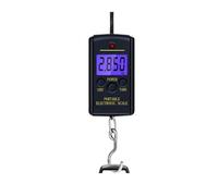 Bilancia digitale, 40 kg x 10 g, mini bilancia elettronica da appendere for la pesca, portatile, tascabile, con gancio for pesi per edilizia, fabbrica(Back light)