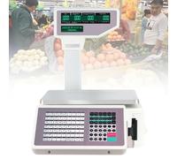 Bilancia Digitale A Piattaforma elettronica per gastronomia con calcolo digitale dei prezzi, per conteggio di alimenti commerciali LCD per frutta, carne e prodotti alimentari, per negozi al