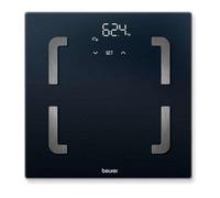 Bilancia Digitale Beurer Vetro Nero Fino a 180 kg IMC Display LED Spegnimento Automatico