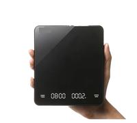 Bilancia digitale, Bilancia da cucina con schermo LED intellinte, bilancia da cucina, specchio da 3 kg/0,1 g, base, bilancia elettronica, timer automatico integrato for versare l'espresso