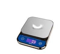Bilancia digitale, Bilancia da cucina digitale 10 kg, bilancia per alimenti impermeabile con alta precisione 0,1 g per la preparazione dei pasti, LCD(【5kg/0.1g 】)