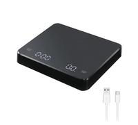 Bilancia digitale, Bilancia elettronica for caffè da 3 kg e 0,1 g con timer, schermo LED, misuratore di precisione USB, bilancia cucina a
