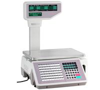 Bilancia Digitale Con Stampa Di Etichette Prezzarie - Aumento Dell'efficienza Per Supermercati E Minimarket Con Display Lcd Fronte-retro, Stampante Termica E Scanner Di Codici A Barre - Capacità 30 Kg