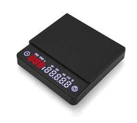 Bilancia digitale con timer USB 2 kg, elettronica di precisione, portatile, utensile da barista, accessori cucina for la casa e il caffè