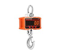 Bilancia digitale Crance da 500 kg/1000 kg N/Lb/Kg 3 unità ad alto carico elettronico industriale for carichi pesanti gru a gancio bilancia sospesa, Pesatura precisa(Orange 1000kg)