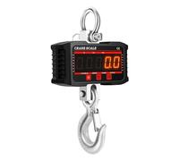 Bilancia digitale Crance da 500 kg/1000 kg N/Lb/Kg 3 unità ad alto carico elettronico industriale for carichi pesanti gru a gancio bilancia sospesa, Pesatura precisa(Black 500kg)