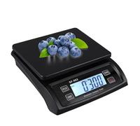 Bilancia Digitale Cucina Digitale Acciaio Inossidabile 30kg,Bilancia Cibo Multifunzionale per la Cottura Della Frutta,Bilancia da Cucina con Display lcd e Funzione Tara Kitchen Scales (Nero)