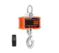 Bilancia digitale da 500 kg/1000 kg Gru a gancio for carichi pesanti elettronici industriali ad alto carico N/Lb/Kg 3 unità Bilancia sospesa(1000kg orange)