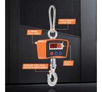 Bilancia digitale da appendere resistente 2200 libbre 1000 kg ricaricabile con d