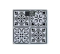 Bilancia Digitale da Bagno Salter - per Peso Corporeo Elettronica, 180kg/28st 3lb, Display Facile da Leggere, Letture Istantanee al Passo, Batterie Incluse, Ispirata alle Piastrelle Mediterranee